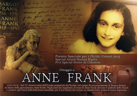 Special Award Human Rights 2015 Anne Frank